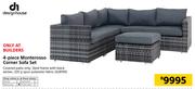 Design House 4 Piece Montersso Corner Sofa Set