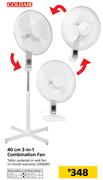 Goldair 40cm 3 In 1 Combination Fan