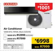 Goldair 12000 BTU Air Conditioner Black