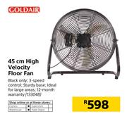 Goldair 45cm High Velocity Floor Fan
