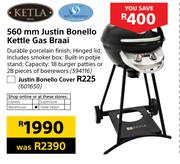Ketla 560mm Justin Bonello Kettle Gas Braai