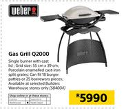 Weber Gas Grill Q2000
