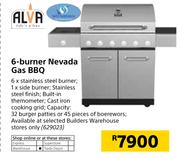 Alva 6 Burner Nevada Gas BBQ