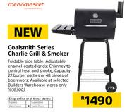 Megamaster Coalsmith Series Charlie Grill & Smoker