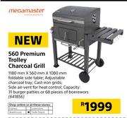 Megamaster 560 Premium Trolley Charcoal Grill