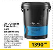 20L Citycoat PVA Acrilico para Empreiteiros