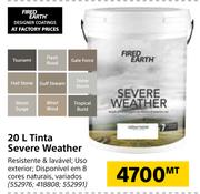 Fired Earth 20L Tinta Severe Weather