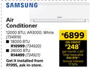 Samsung 12000 BTU Air Conditioner AR3000