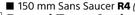 Sanscape 150mm Sans Saucer