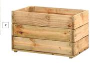 Wooden Planter Boxes (Medium)-580mm x 400mm x 390mm