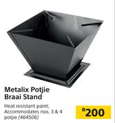 Metalix Potjie Braai Stand