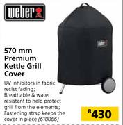 Weber 570mm Premium Kettle Grill Cover