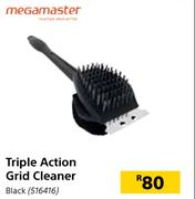 Megamaster Triple Action Grid Cleaner Black