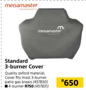Megamaster Standard 4 Burner Cover