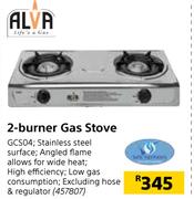 Alva 2 Burner Gas Stove GCS04