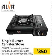 Alva Single Burner Canister Stove CCR101