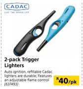 Cadac 2 Pack Trigger Lighters-Per Pack