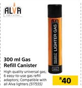 Alva Gas Refill Canister-300ml 
