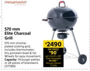 Megamaster 570mm Elite Charcoal Grill 