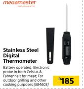 Megamaster Stainless Steel Digital Thermometer