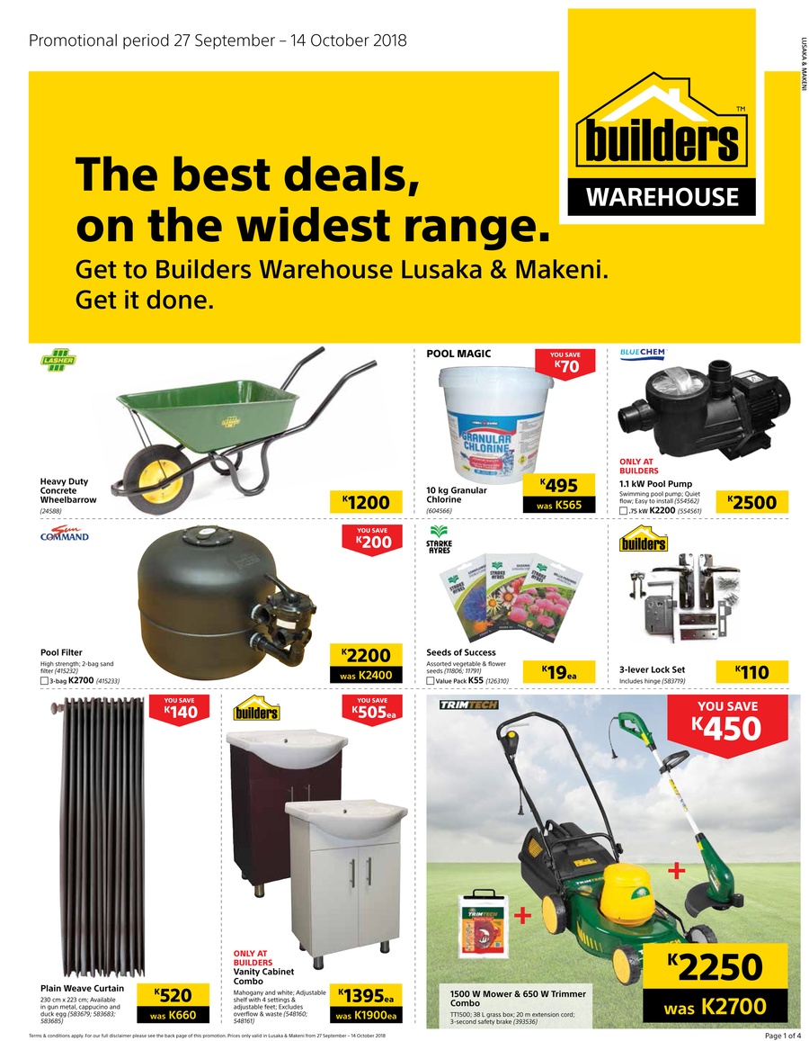 Wheelbarrow price on sale builders warehouse