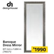 Designhouse Baroque Dress Mirror 617mm x 1.684m