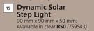 Dynamic Solar Step Light 90mm x 90mm x 50mm