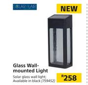 Solar Flair Glass Wall Mounted Light
