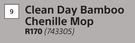 Clean Day Bamboo Chenille Mop