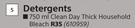 Clean Day Thick Household Bleach-750ml
