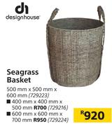 Designhouse Seagrass Basket 600mm x 600mm x 700mm