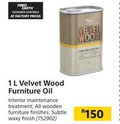 Fired Earth Velvet Wood Furniture Oil-1Ltr