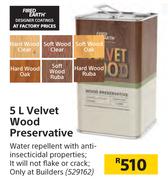 Fired Earth Velvet Wood Preservative-5Ltr