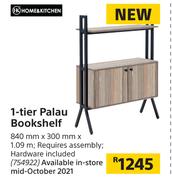 Home & Kitchen 1-Tier Palau Bookshelf 840mm x 300mm x 1.09m