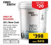 Fired Earth New Coat-20Ltr