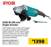 Ryobi 2200W 230mm Angle Grinder G237