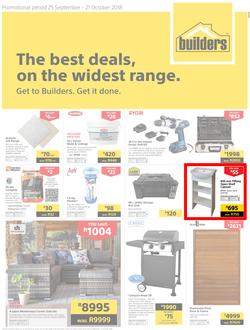 Builders Inland : The Best Deals, On The Widest Range (25 Sep - 21 Oct 2018), page 1