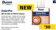 Duram Colour Pro 80ml Stir In Paint Colour