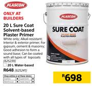Plascon 20Ltr Water Based Plaster Primer