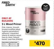 Fired Earth 5Ltr Wood Primer