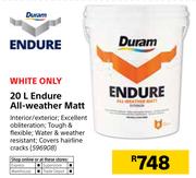 Duram Endure 20Ltr Endure All Weather Matt