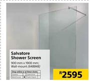 Salvatore Shower Screen(Wall Mount) 900 x 1900mm