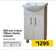 450mm 2 Door White Tiffany Vanity Cabinet