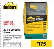 Builders 20Kg Smooth Screed