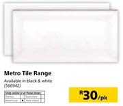 Metro Tile Range-Per Pk
