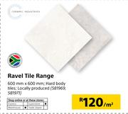 Ravel Tile Range 600mmX600mm-Per Sqm