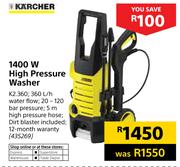 Karcher 1400W High Pressure Washer