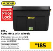 Addis 110L Roughtote With Wheels