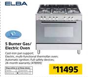 Elba 5 Burner Gas/Electric Oven