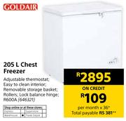 Goldair 205Ltr Chest Freezer